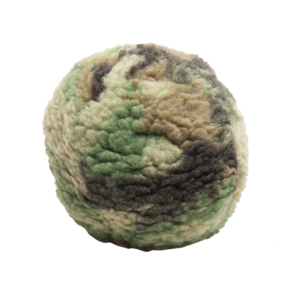 HuggleCause™, Warrior Canine Connection, Camouflage HuggleFleece® Plush Ball Dog Toy by HuggleHounds
