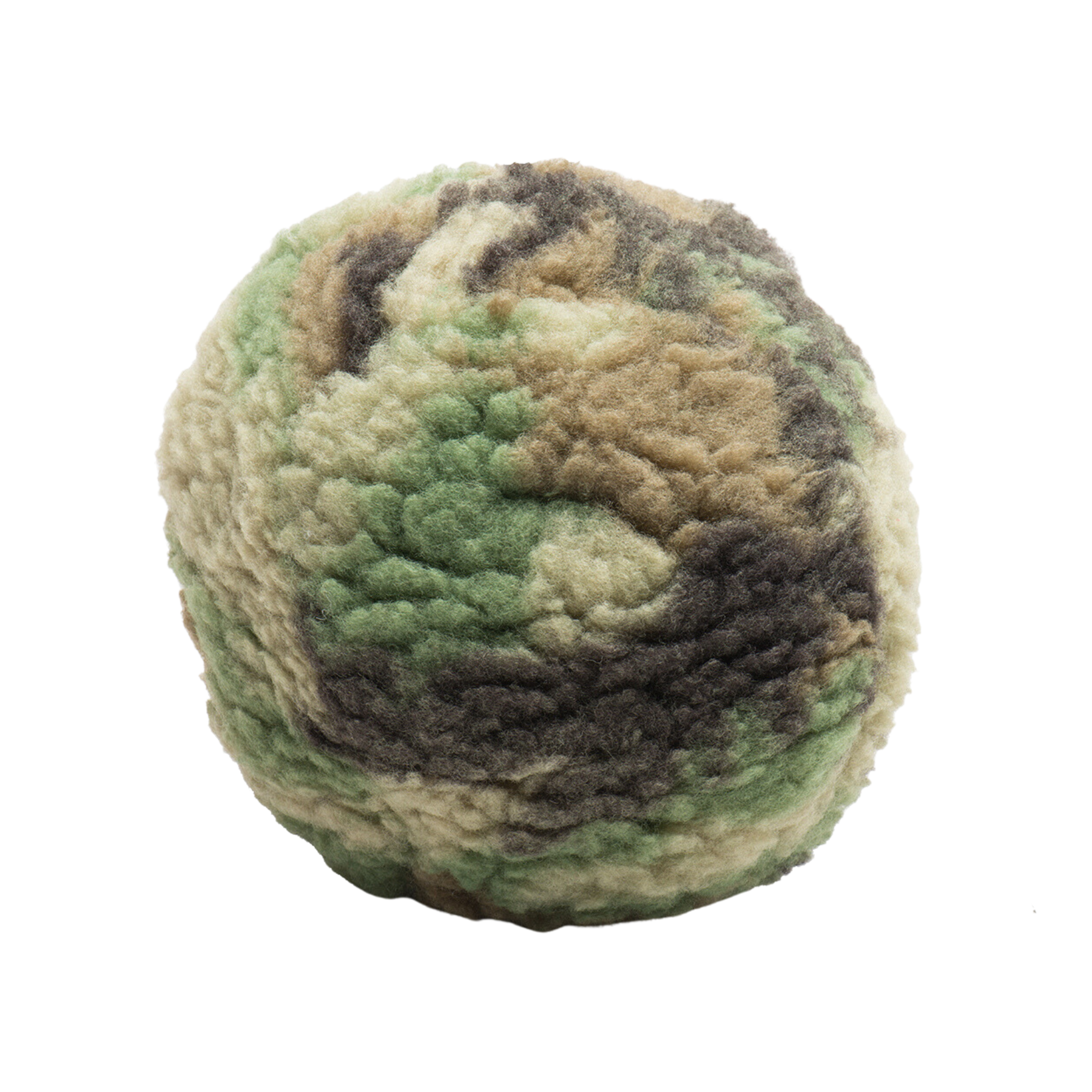 HuggleCause™, Warrior Canine Connection, Camouflage HuggleFleece® Plush Ball Dog Toy by HuggleHounds