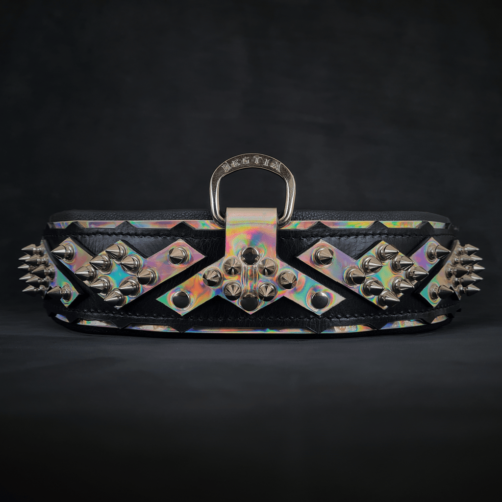 The ''Midas'' Collar Silver by Bestia Dog Gear