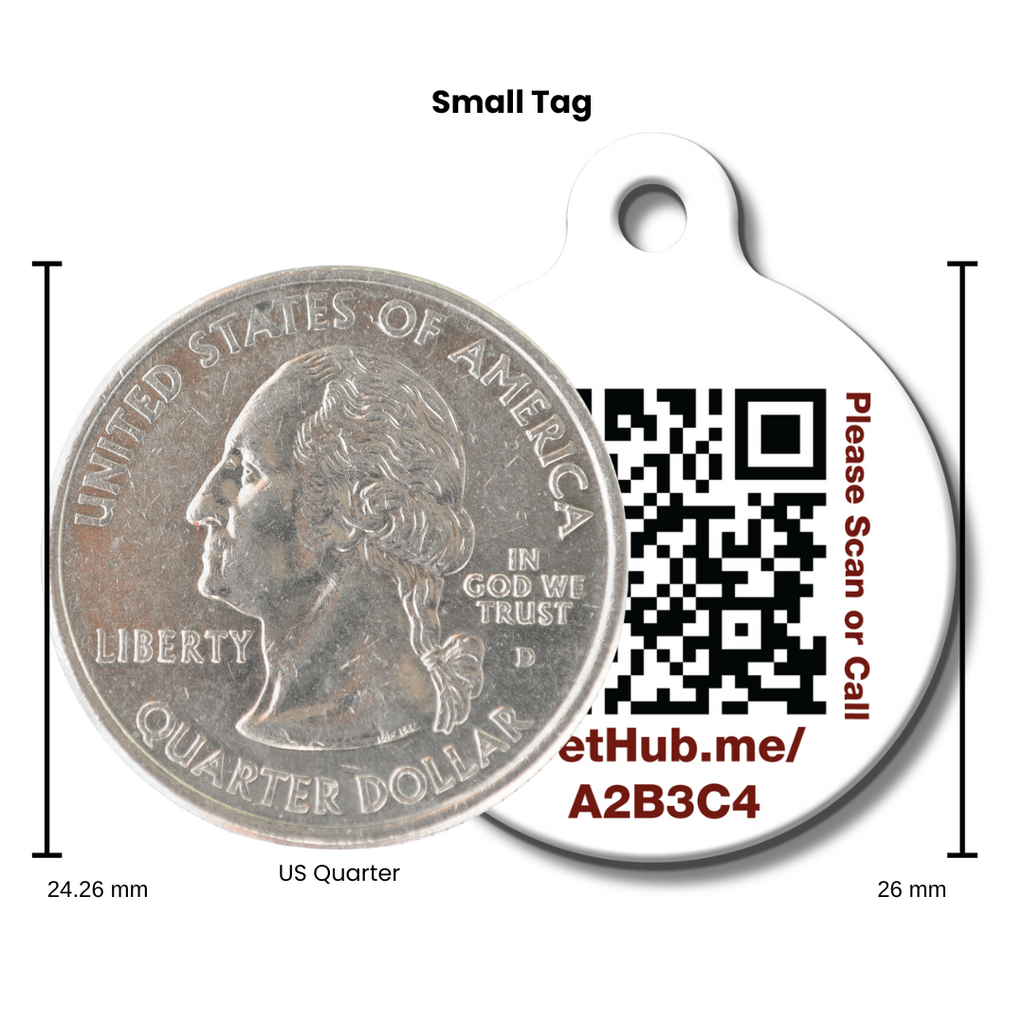 QR ID Pet Tag - Lost AF by PetHub