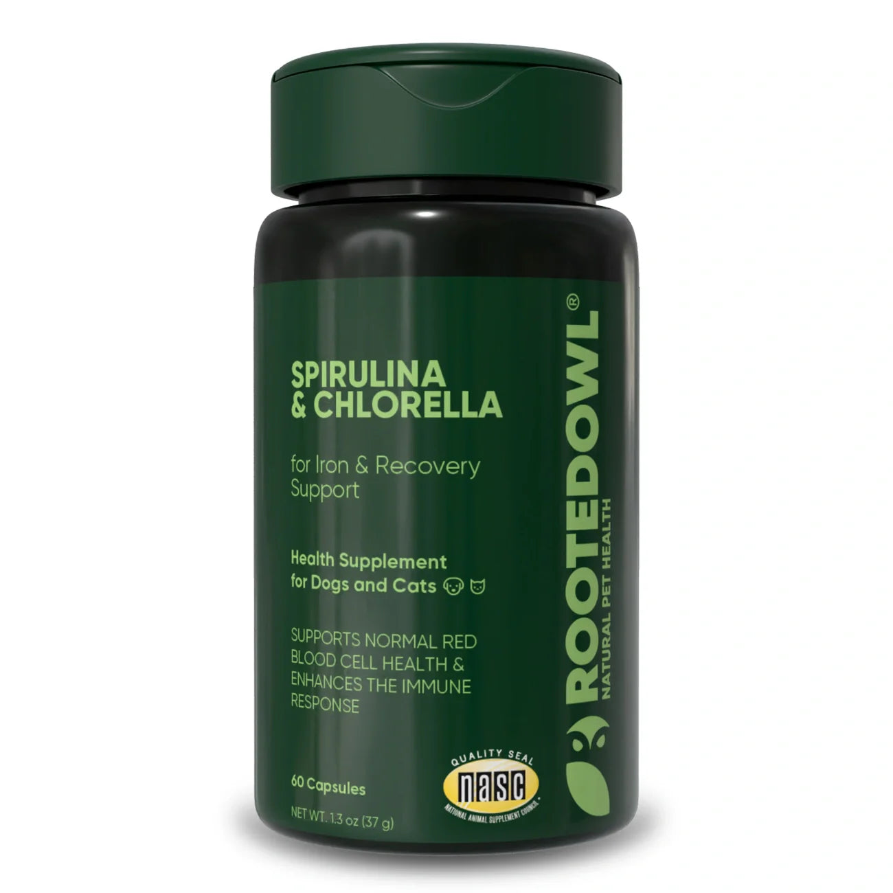Spirulina & Chlorella by Rooted Owl Pet Supplements