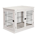 Small Kennel End Table With Two Open Sides And Lockable Door by Love My Pet