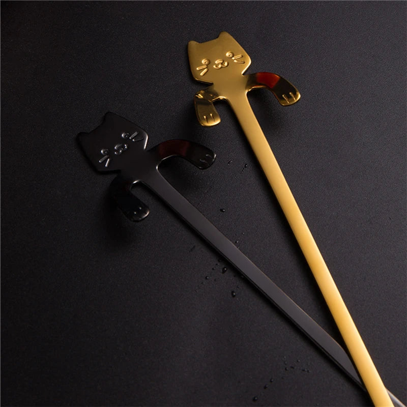 Stainless Steel Cat Coffee Spoon by Love My Pet