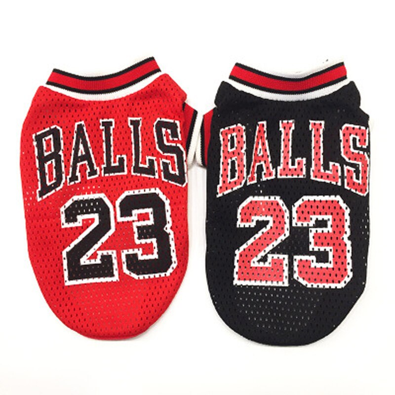 Mesh Basketball Uniform Jersey for Dog Cat Pet by Furr Baby Gifts