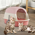 Hooded Cat Litter Boxes with Lid