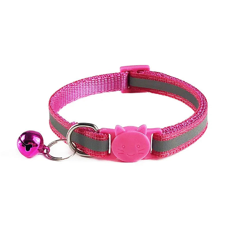 Reflective Multicolor Adjustable Collars by Love My Pet