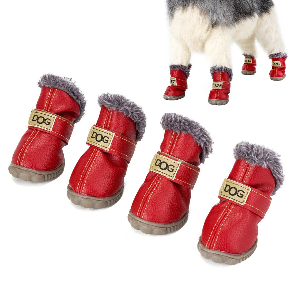 Dog Australia Waterproof Fleece-Lined Warm Dog Snow Boots by Furr Baby Gifts