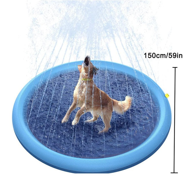 Pet Dog Sprinkler Pad Play Cooling Mat by Furr Baby Gifts