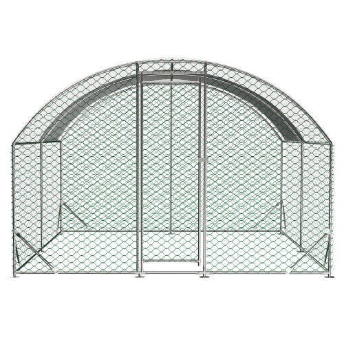 Large Chicken Enclosure Metal, With Waterproof And Anti-UV Cover