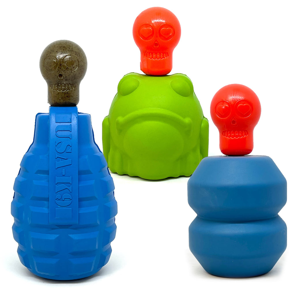 Unstoppables Chewers for SodaPup Rubber Treat Dispensers - 3 Pack by SodaPup/True Dogs, LLC