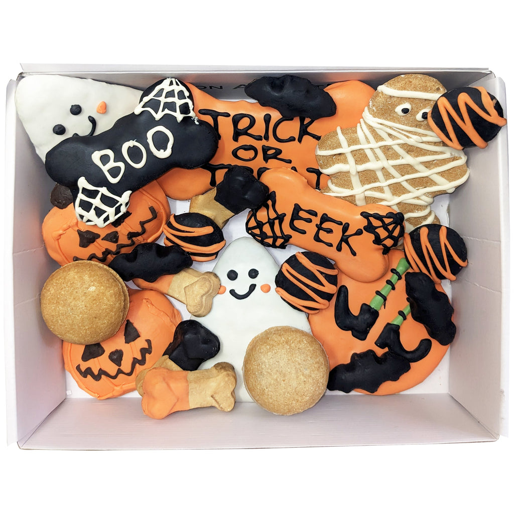 Halloween Themed Dog Treats Gift Box by Bonne et Filou