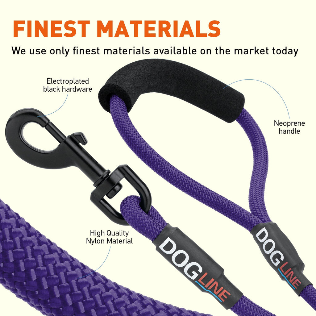 Nylon Round Dog Lead by Dogline