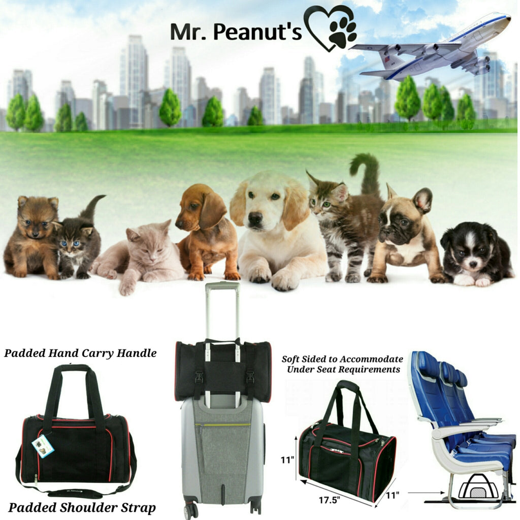 Mr. Peanut's Silver Series Airline Capable Soft Sided Pet Carrier by Mr. Peanut's Pet Carriers