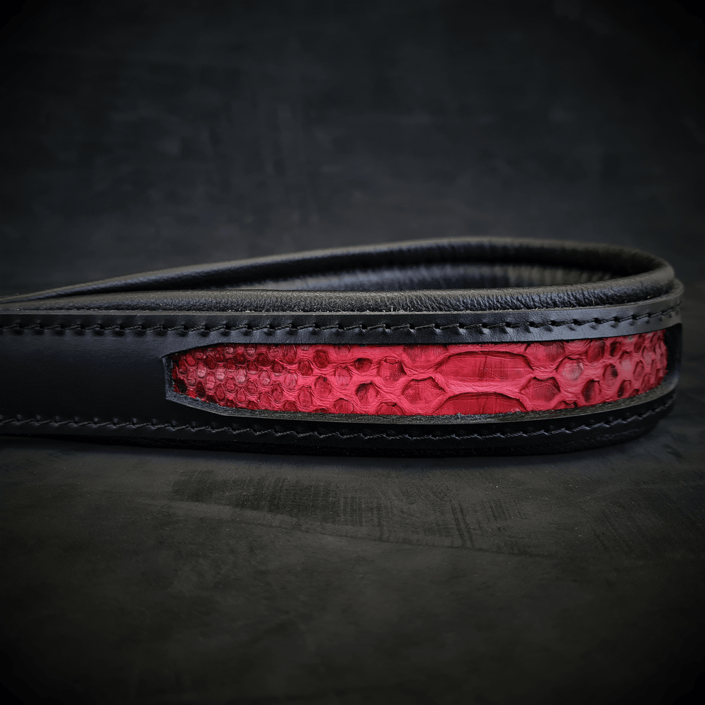 The ''Red Dragon'' leash by Bestia Dog Gear