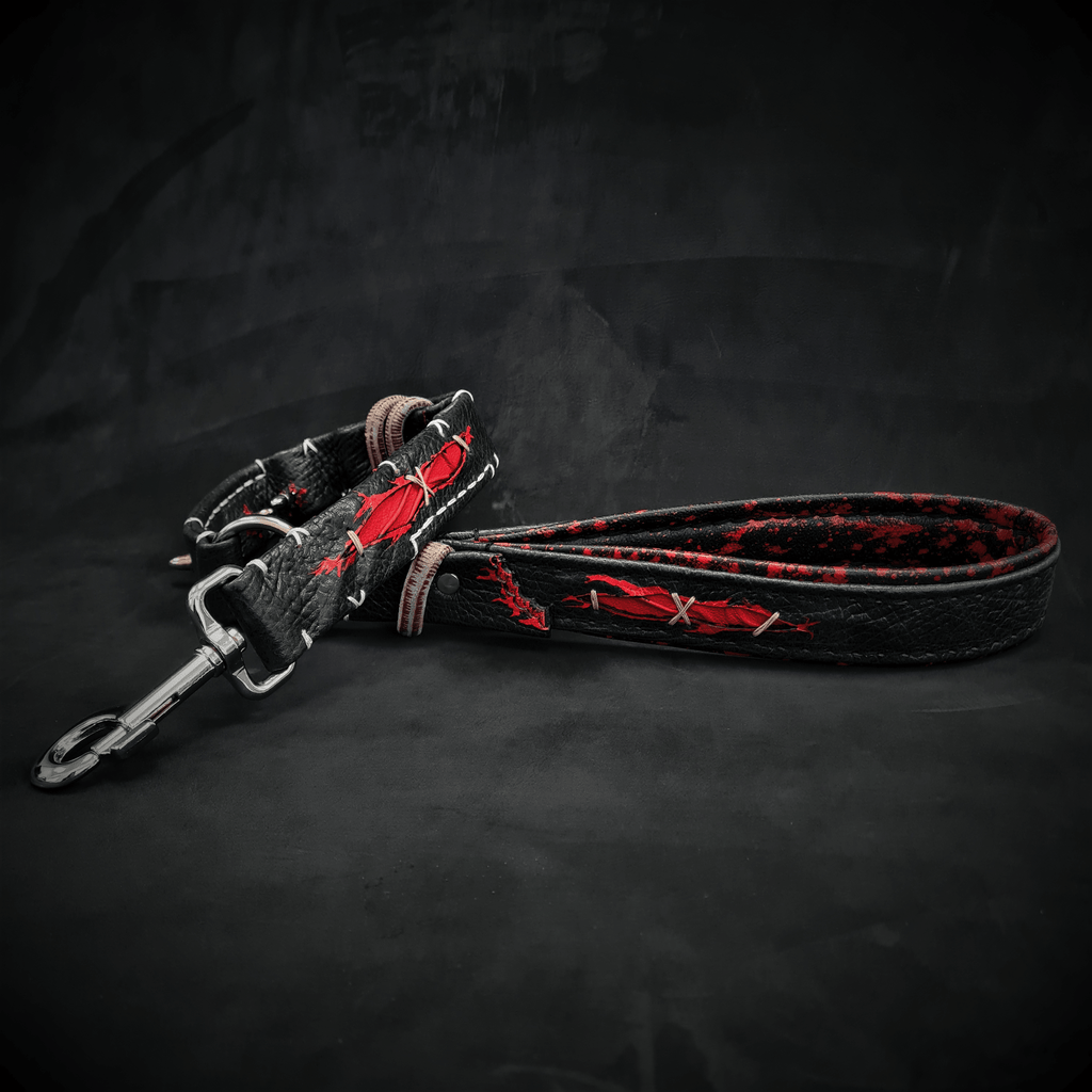 The ''Haunted'' leash by Bestia Dog Gear