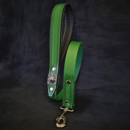 ''Eros'' leash GREEN by Bestia Dog Gear
