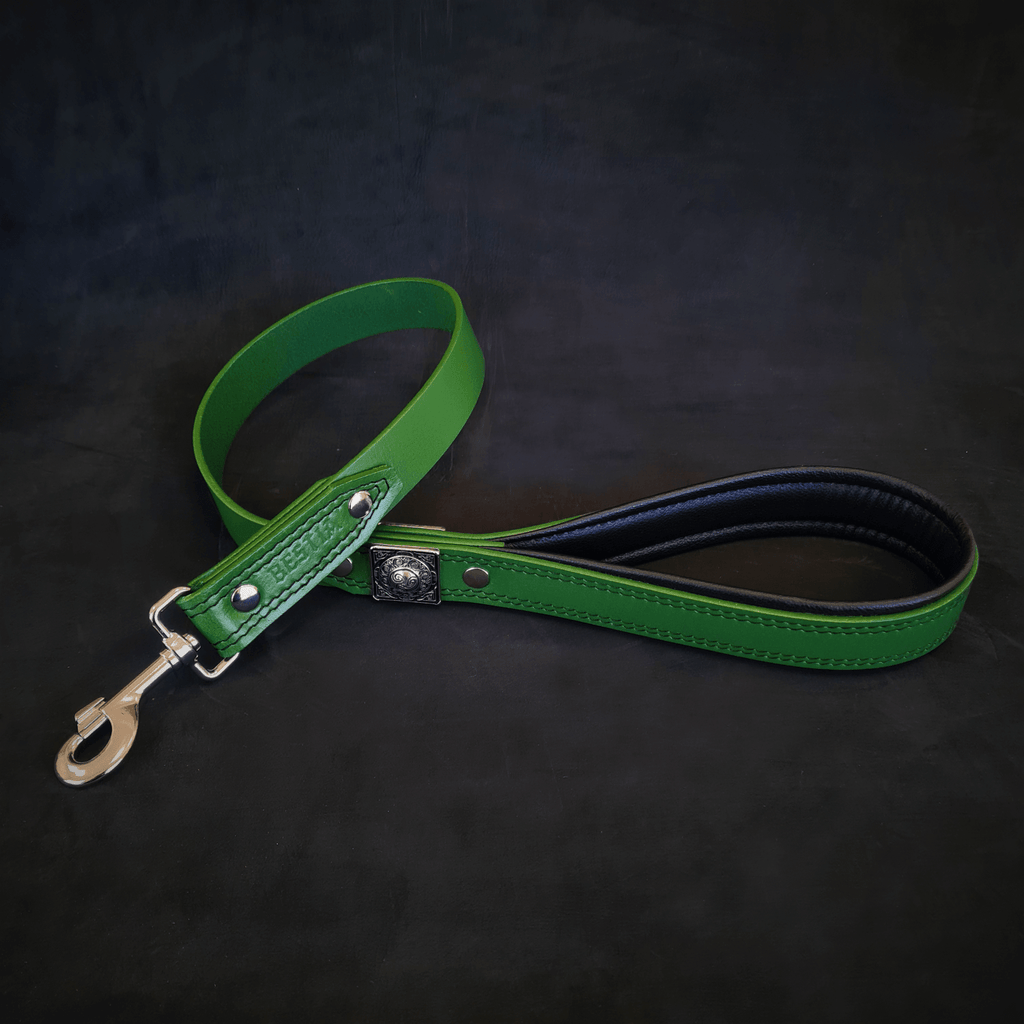 ''Eros'' leash GREEN by Bestia Dog Gear