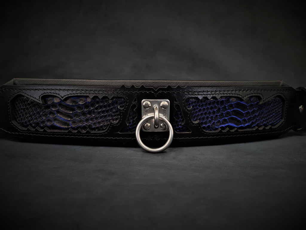 The ''Indigo'' collar by Bestia Dog Gear