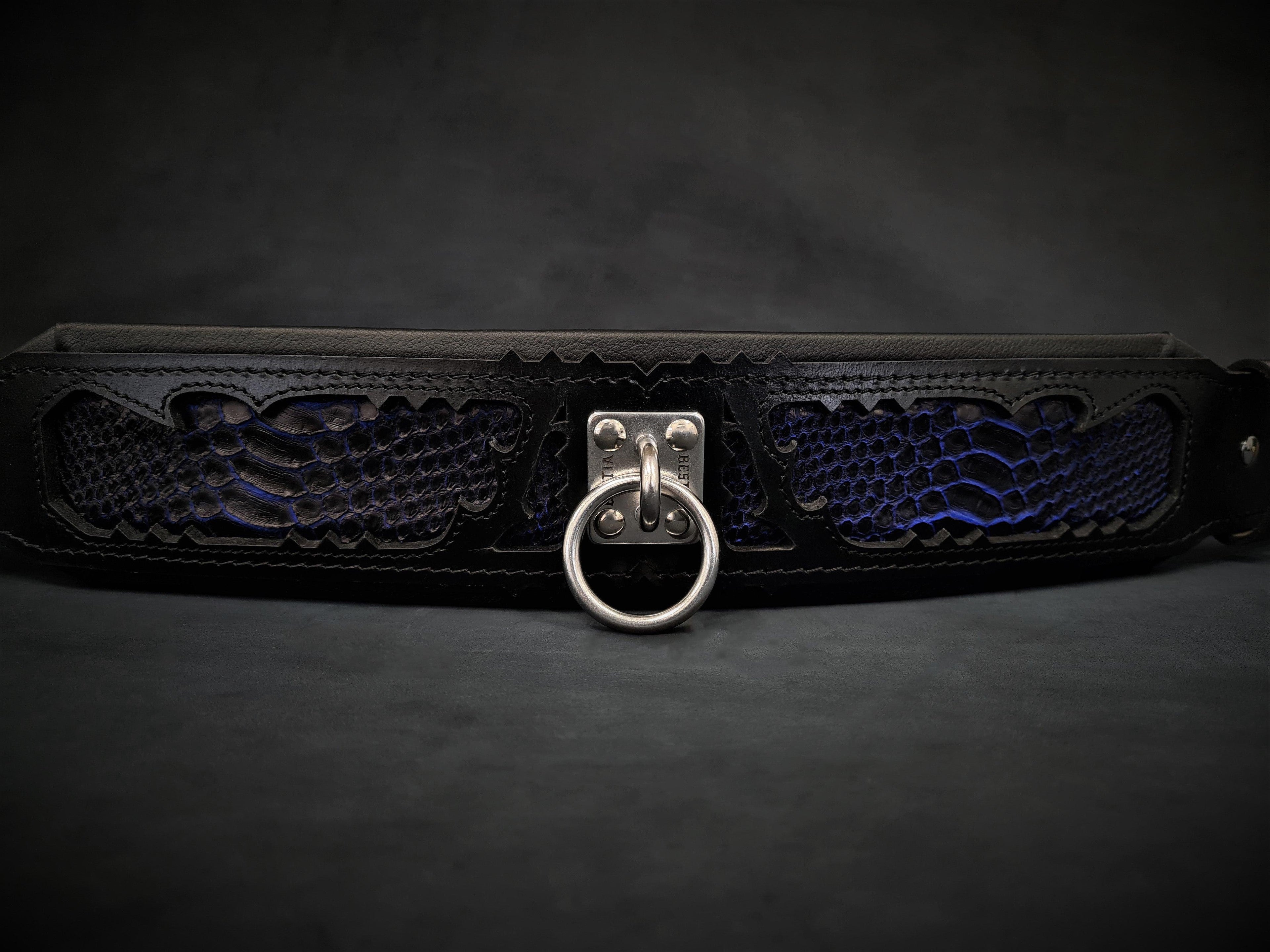 The ''Indigo'' collar by Bestia Dog Gear