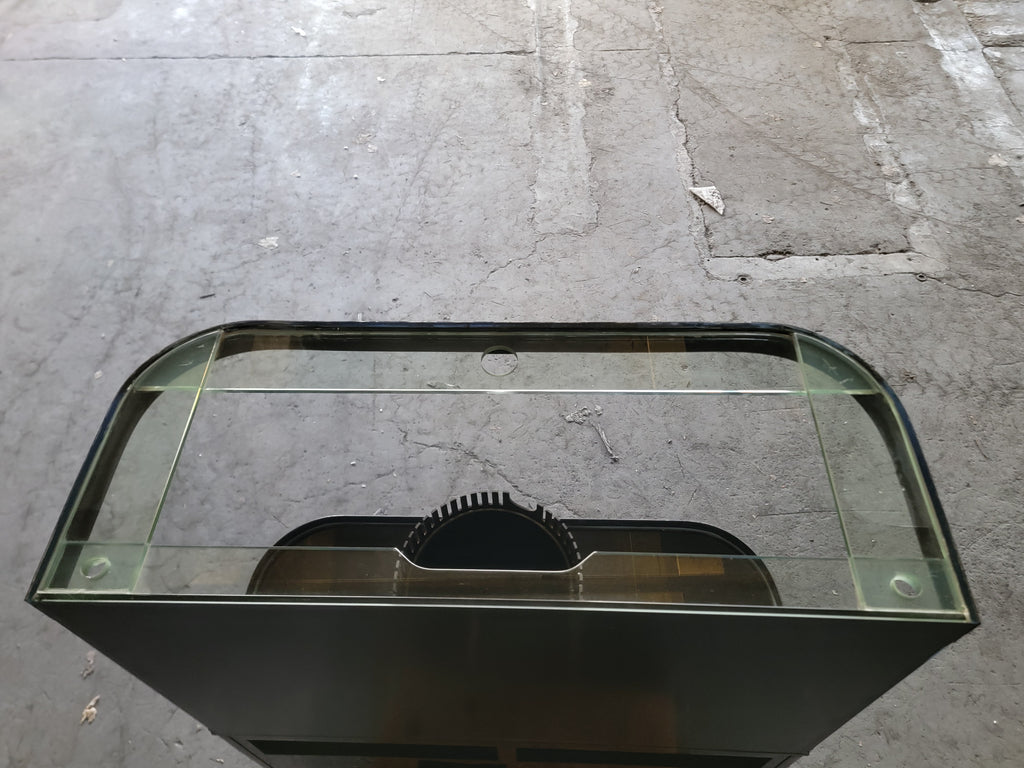 120g Curved Panoramic Flat Bowfront Glass Reef-Ready Aquarium in Marble Finish Stand by Northeast Aquariums LLC