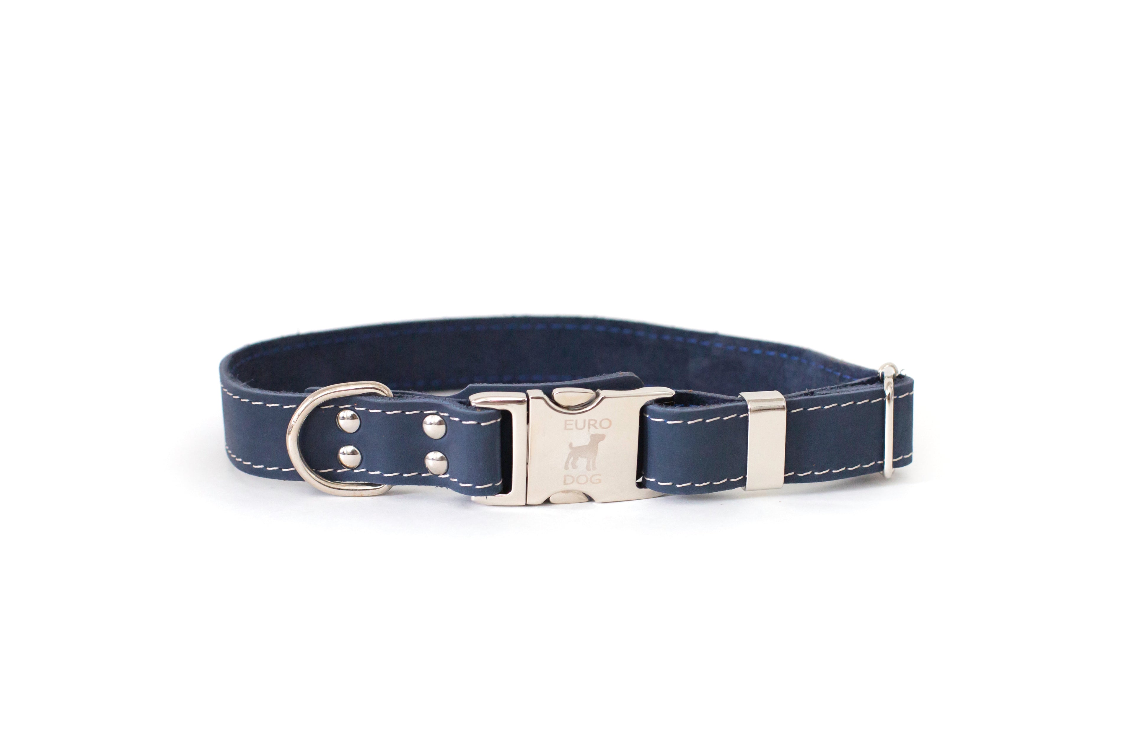 Quick-Release Style Leather Collar and Leash Set by Euro-Dog Collars and Leads