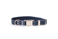 Pro Line Quick-Release Blue Jeans Leather Dog Collar with Metal Buckle by Euro-Dog Collars and Leads