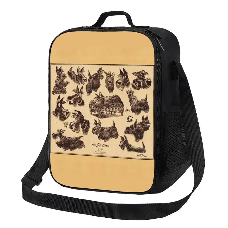 Scottie Dog Insulated Lunch Tote Bag Multiple Designs by Love My Pet