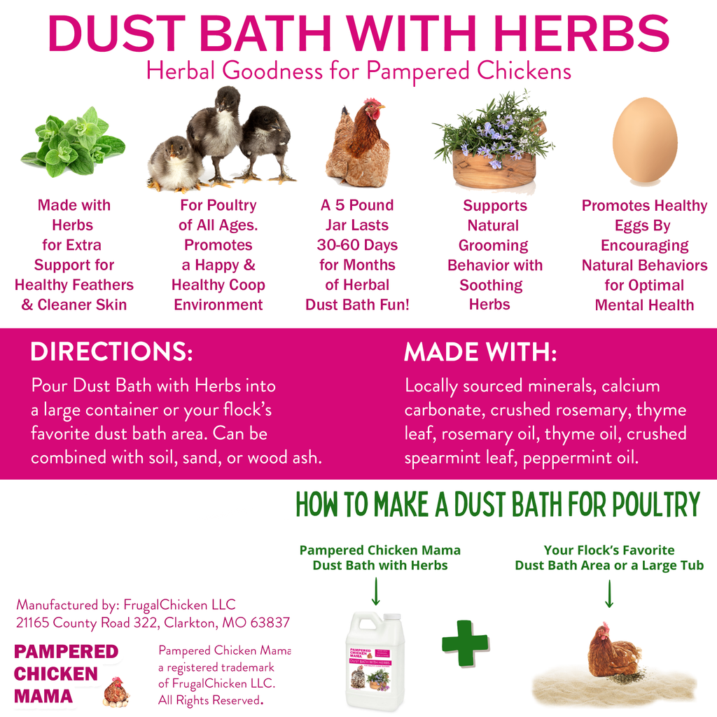 Bathing Dust With Herbs To Prevent & Repel Mites by Dahlia Pets