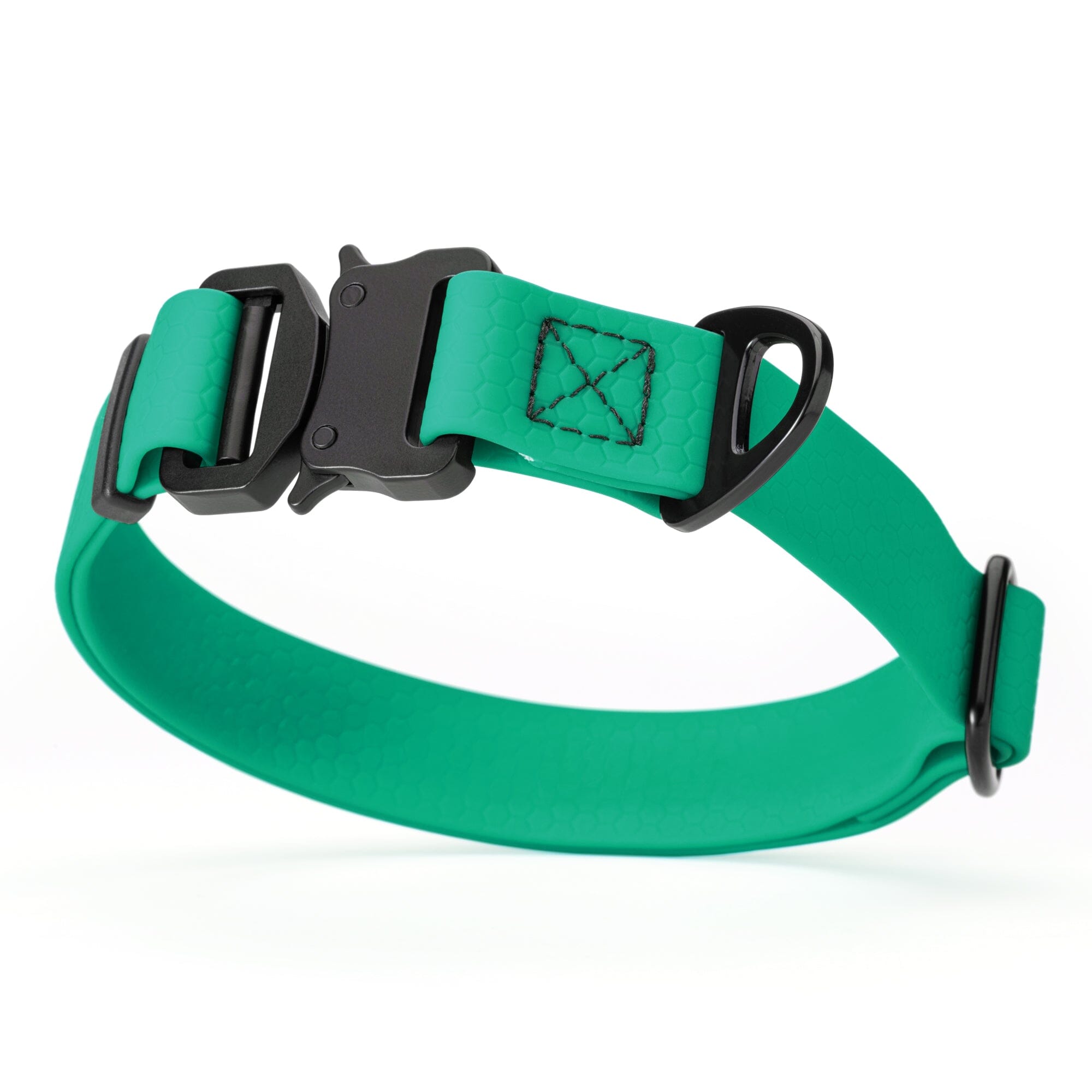 Waterproof Dog Collar with Metal Stab-Lock Buckle by Dogline