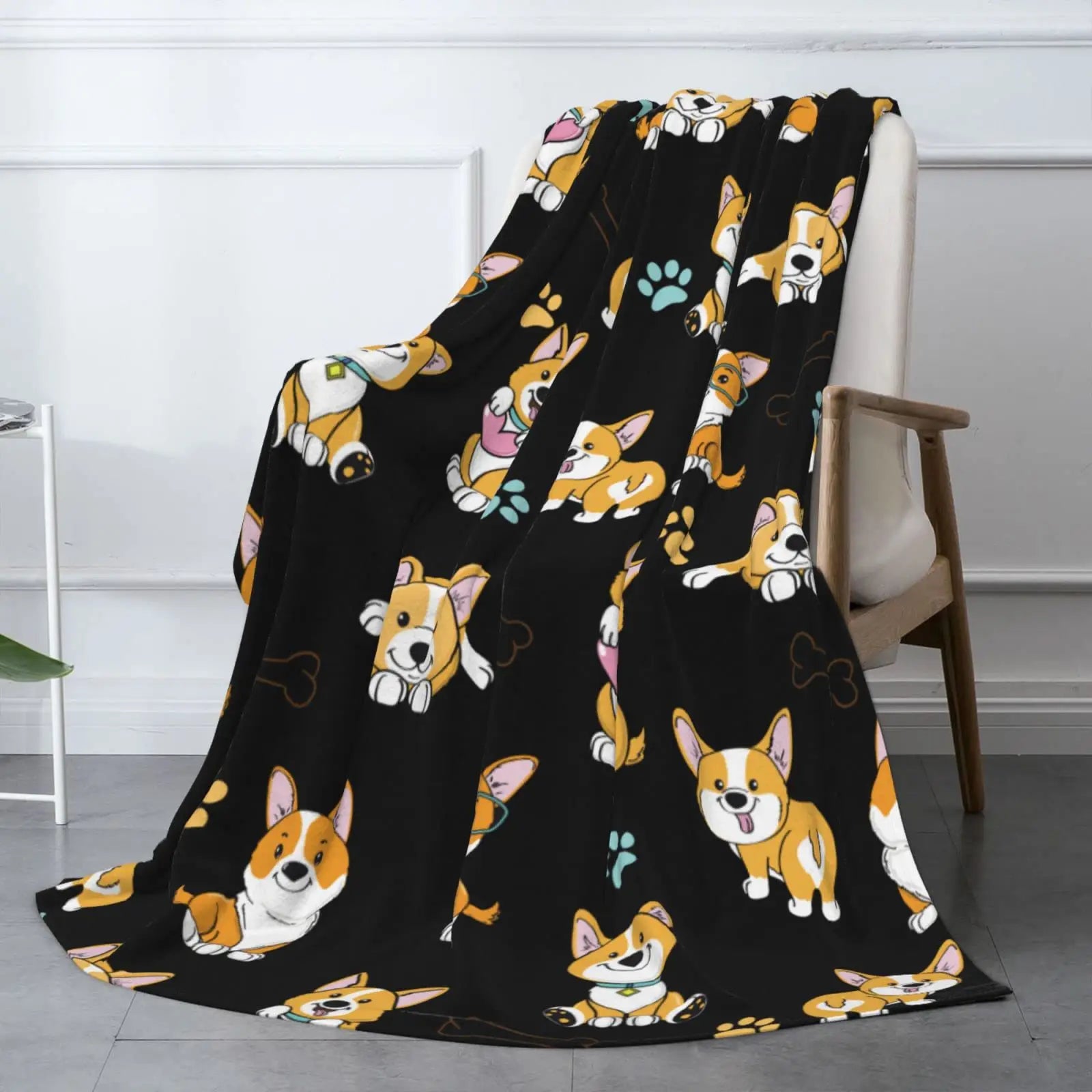 Soft Plush Flannel Blanket for Couch or Bed by Love My Pet