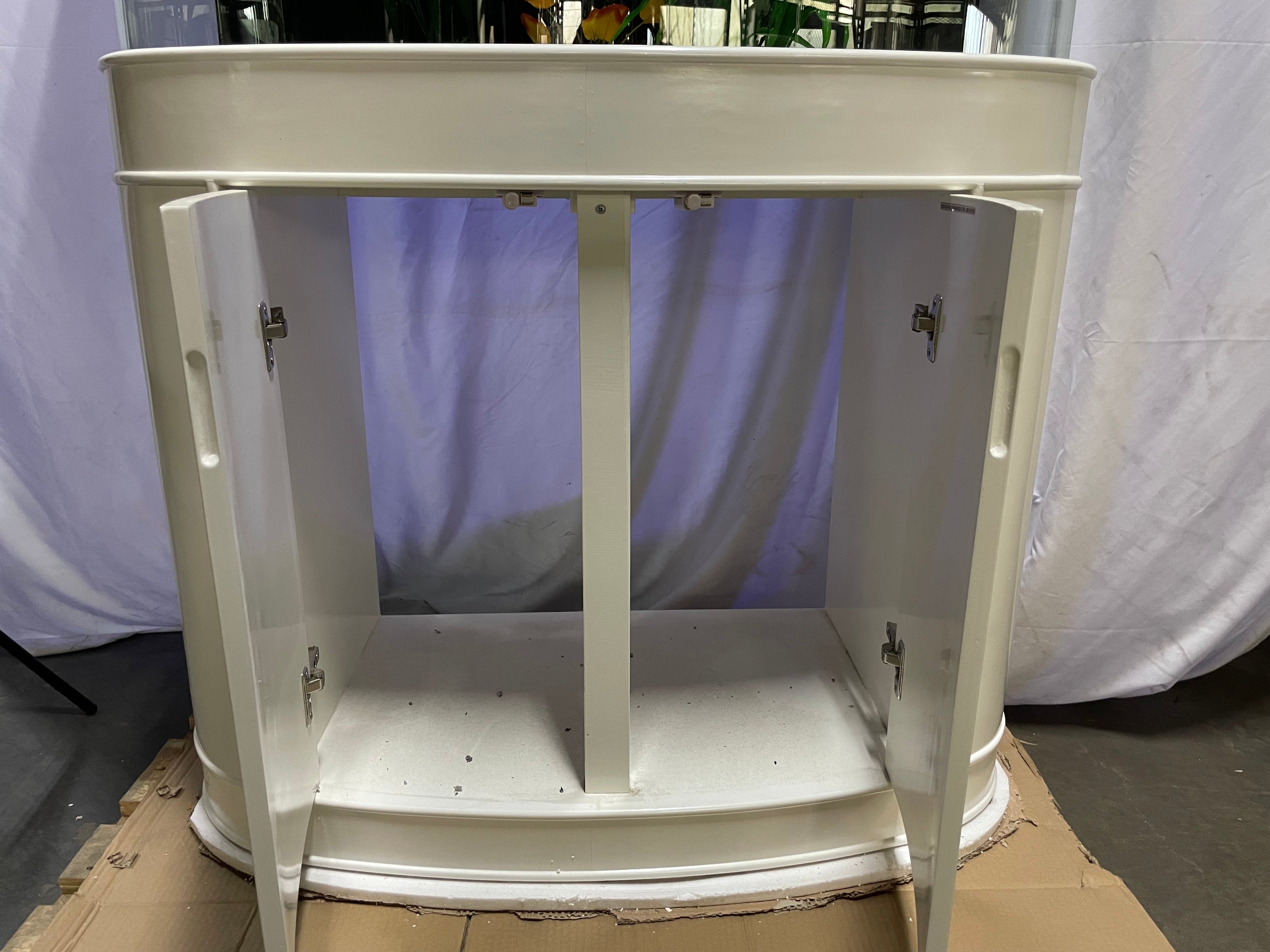 70 gallon GLASS bow front aquarium fish tank set display model by Northeast Aquariums LLC