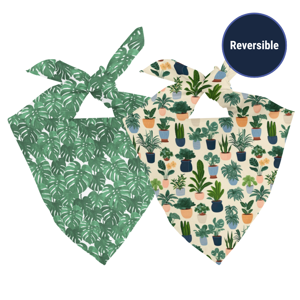 House Plant Dog Bandana by Dog Bandana Co.