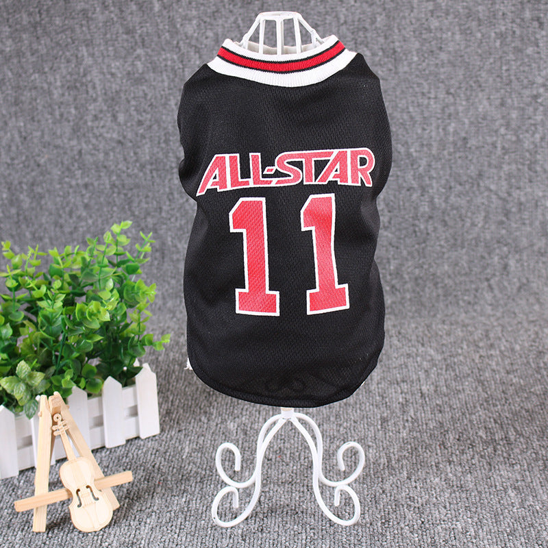 All-Star Number 11 Pet Jersey by Furr Baby Gifts