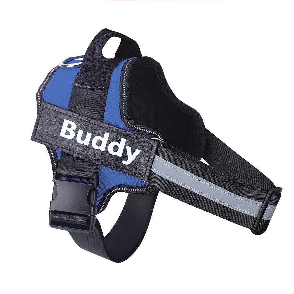 Personalized Dog Harness NO PULL Reflective Breathable Adjustable by Amazing Pet Bargains