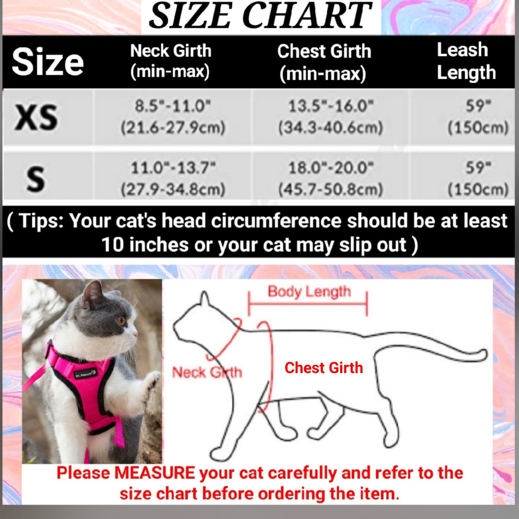 Mr. Peanut's PurrTrek Reflective Cat Harness with Matching Leash by Mr. Peanut's Pet Carriers