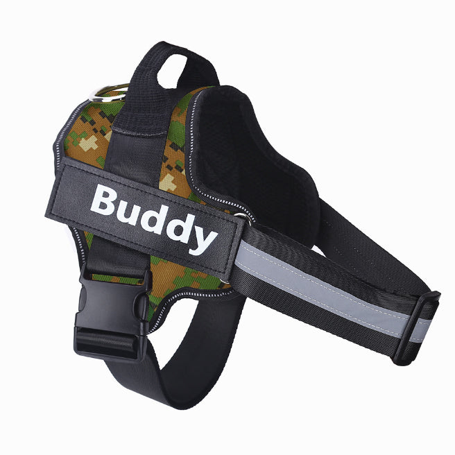 Personalized Dog Harness NO PULL Reflective Breathable Adjustable by Amazing Pet Bargains