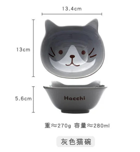 Cute Cat Ceramic Tableware Set
