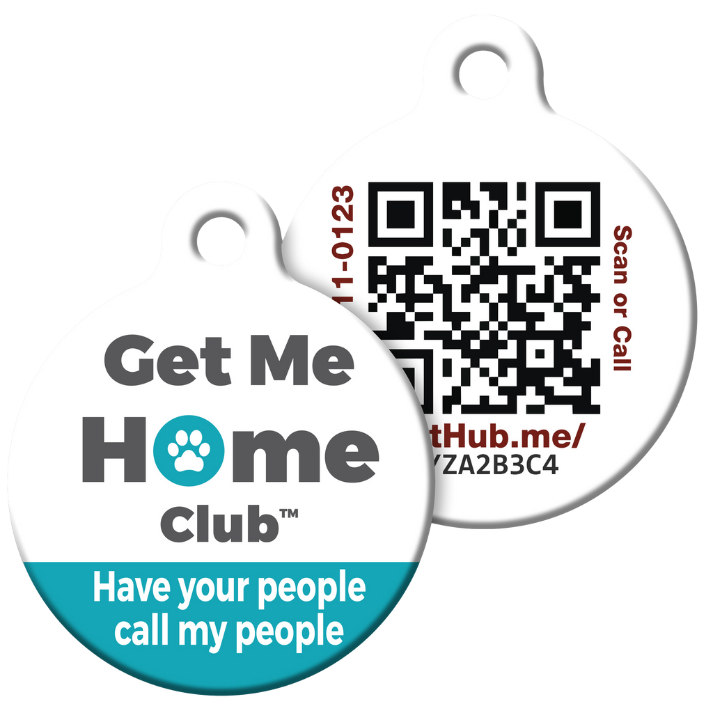 PetHub QR Pet ID Tag – Original Get Me Home Club by PetHub