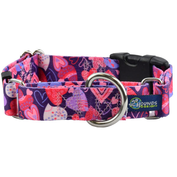 Wild Hearts Buckle Martingale Dog Collar – EarthStyle by 2 Hounds Design