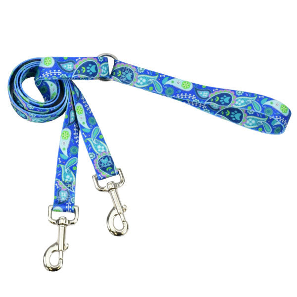 Paw Paisley Double Connection Leash – EarthStyle by 2 Hounds Design