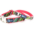 Christmas Stripe Velvet Essential Martingale Dog Collar