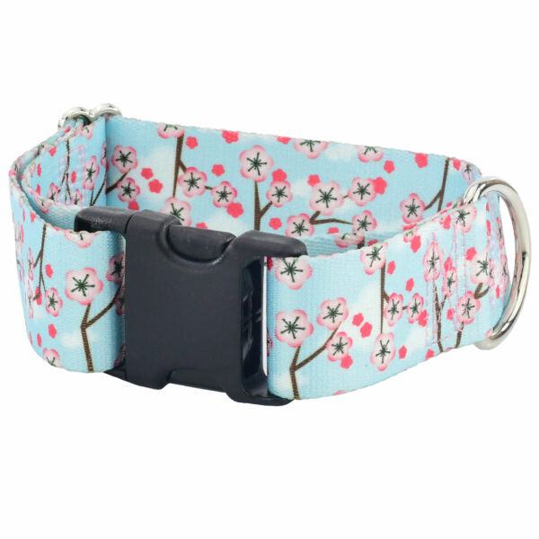 Cherry Blossoms Dog Collar – EarthStyle by 2 Hounds Design