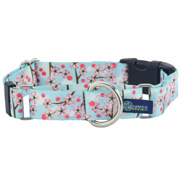 Cherry Blossoms Buckle Martingale Dog Collar – EarthStyle by 2 Hounds Design