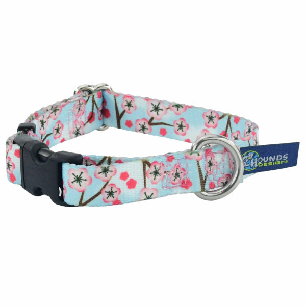 Cherry Blossoms Dog Collar – EarthStyle by 2 Hounds Design