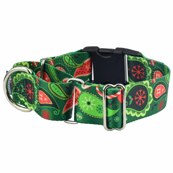 Holiday Paisley Buckle Martingale Dog Collar – EarthStyle by 2 Hounds Design
