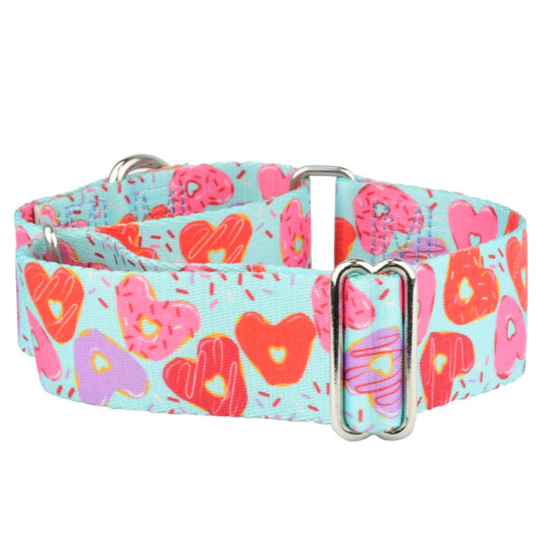 Sweet Sprinkles Heart Donut Martingale Dog Collar – EarthStyle by 2 Hounds Design