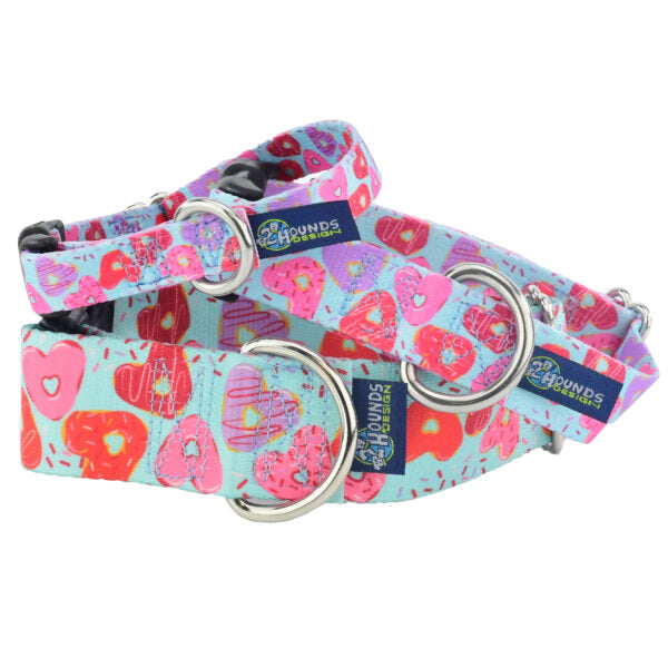 Sweet Sprinkles Heart Donut Martingale Dog Collar – EarthStyle by 2 Hounds Design