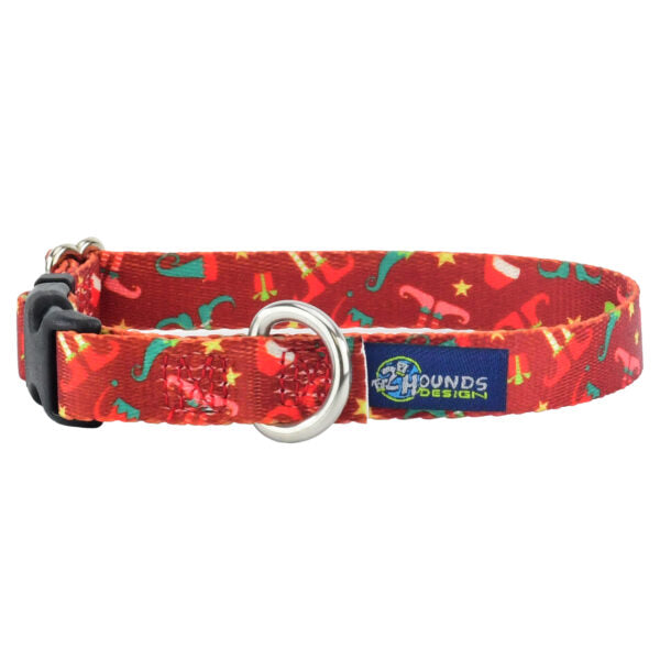 Elf Shoes Christmas Dog Collar – EarthStyle by 2 Hounds Design