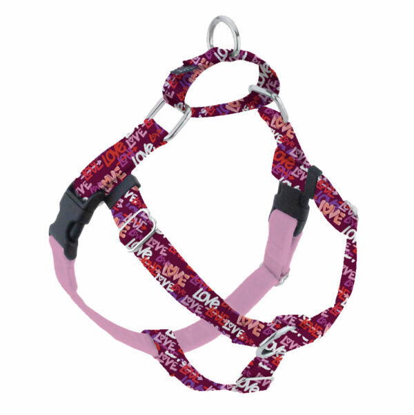 Love Graffiti Red Freedom No-Pull Dog Harness – Earthstyle by 2 Hounds Design