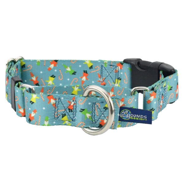 Jolly Gnomes Buckle Martingale Dog Collar – EarthStyle by 2 Hounds Design